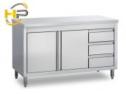 tủ inox cửa lùa