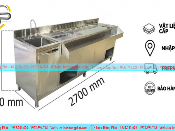 quay pha che inox 304